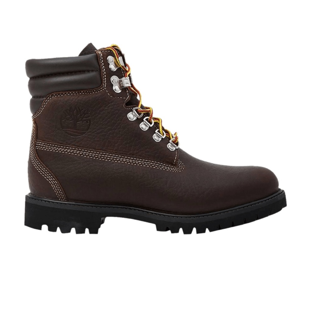 Timberland Men's Brown Leather Boots 6" PRM 640 Below Hazel Highway Limited